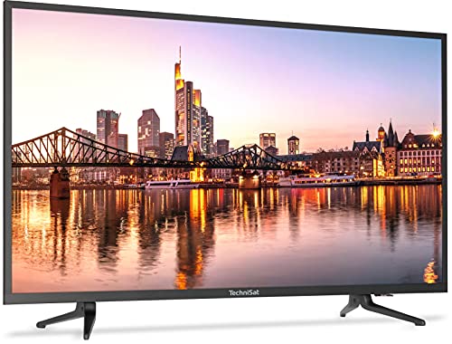 TechniSat TECHNILINE 32 ISI 2 - Full-HD-Smart-TV (32 Zoll,1080p, Einkabel-TwinTuner, USB, ELAC Subwoofer, Connect-App, ISIO-Internet, UPnP-Zugriff, Vorbereitet für Pay-TV) Titan - Modelljahr 2023
