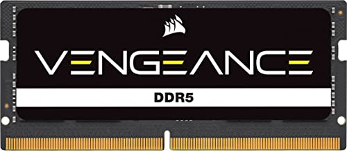 Corsair Vengeance SODIMM DDR5 RAM 24GB (1x24GB) 5600MHz CL48-48-48-90 1.10V Intel XMP 3.0 Laptop-Speicher - Schwarz