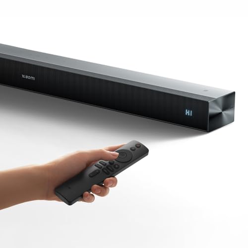 XIAOMI Soundbar Pro 2.0, TV-Soundbar mit 4 Lautsprechern, integriertem Woofer, Dolby Audio™, HDMI ARC/Bluetooth, 84W Leistung, Fernbedienung