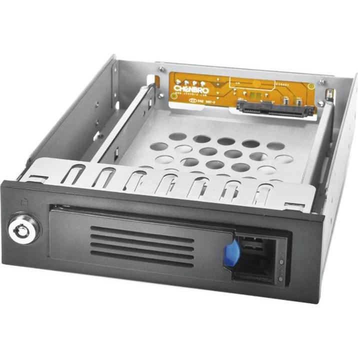 Chenbro Micom SK31101 HDD-Gehäuse, 5.25 Zoll SAS, 12 Gbit/s, Silber