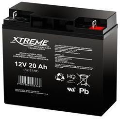 XTREME Gel AGM Batterie Xtreme 12V 20Ah, zyklenfest und wartungsfrei, ersetzt 17Ah 18Ah 19Ah
