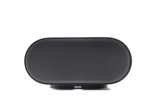 Denon Home 600, Kabelloser Smart Speaker mit HEOS, Dolby Atmos Music, 8 Treiber Array, WLAN, AirPlay 2, Bluetooth, schwarzes Premium Sound-System