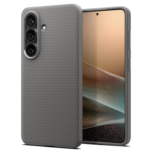 Spigen Liquid Air Hülle für Samsung Galaxy S26, stoßdämpfender TPU-Schutz, Anti-Rutsch Design – Marble Gray