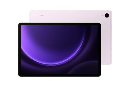 Samsung Galaxy Tab S9 FE Android-Tablet, Mit Stift (S Pen), Lange Akkulaufzeit, Simlockfrei ohne Vertrag, 5G, 128 GB, Lavendel
