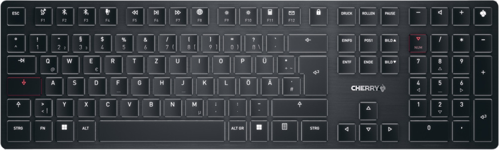 Cherry KW X ULP Mechanical Keyboard, Ultra flache High End Tastatur mit hauseigenen MX ULTRA LOW PROFILE Switches