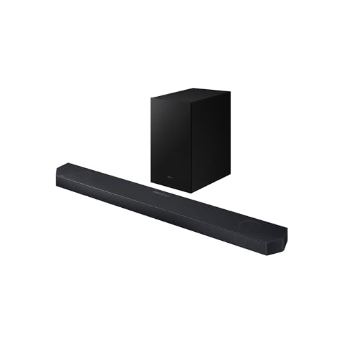 Samsung Soundbar HW-Q700D/ZF Q-Serie, Wireless Dolby Atmos, 3.1.2-Kanal-Audio, Q-Simphony, kompatibel mit Alexa und Google Assistant, Titan Black 2024