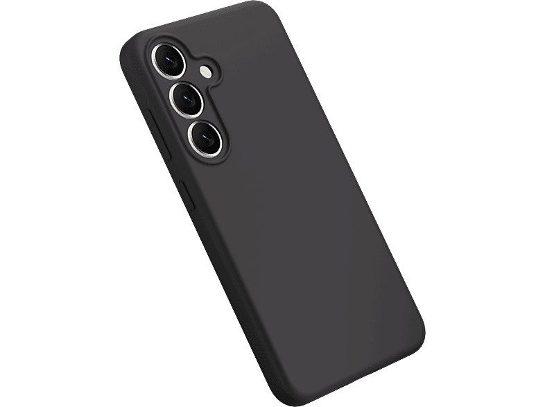 ISY ISC-2356 Backcover für Samsung Galaxy S25, Silikonhülle, Schwarz