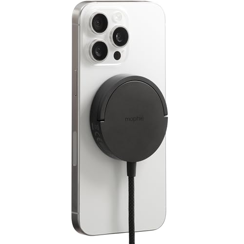 Mophie Kabelloses Ladegerät Stand, Qi-kompatibel, Schwarz