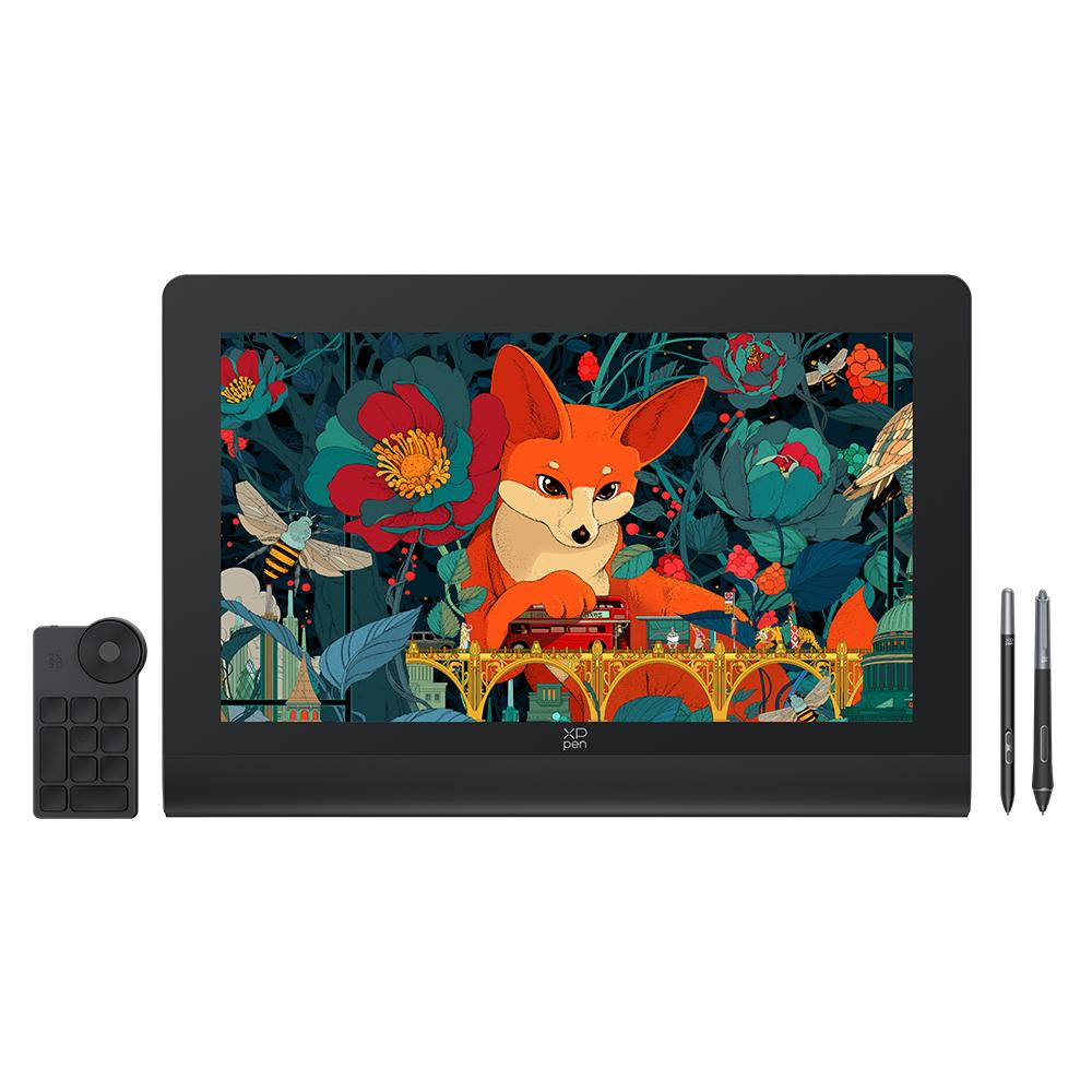 XP-Pen Artist Ultra 16, 15,6 Zoll 4K OLED Grafikdisplay mit Touchscreen, 16K Druckstufen X3 Pro Stift, 100.000:1 Kontrastverhältnis