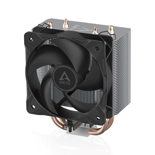 Arctic Freezer 8A CPU-Kühler für AMD AM5/AM4, 100mm PWM-Lüfter mit fluiddynamischem Gleitlager, schwarz