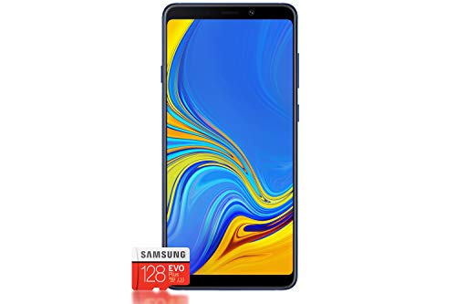 Samsung Galaxy A9 (2018) Smartphone Bundle [6,3 Zoll, 128GB] + Evo Plus 128 GB Speicherkarte