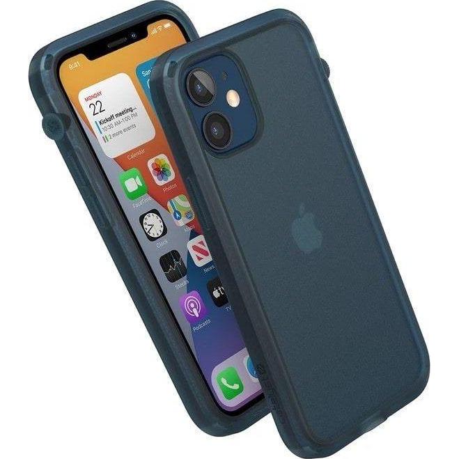 Catalyst Case Influence für iPhone 12 Mini, schlanke Smartphone Hülle mit stoßdämpfender Konstruktion, Blau