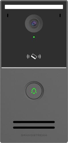 Grandstream GDS3727, IP-Video-Türstation mit 4 MP Kamera, Dual-Band Wi-Fi 6, wetterfest (IP66), KI-Bildverarbeitung und Cloud-Verwaltung