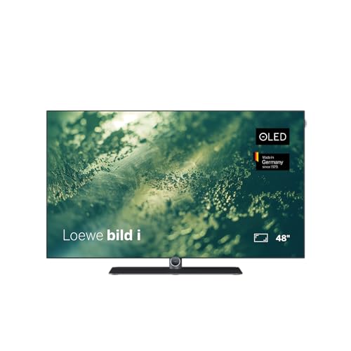Loewe bild i 48 dr+, 48 Zoll Ultra HD OLED Fernseher mit HDR, Dolby Vision, Dolby Atmos und 1 TB DR+ Festplatte, Smart TV