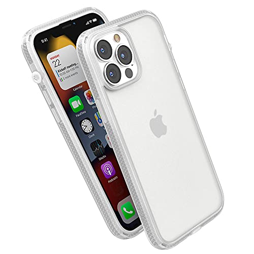 Catalyst Influence Case für Apple iPhone 13 Pro Max, transparente Smartphone Hülle mit Fallschutz und Drehknopf-Schaltung