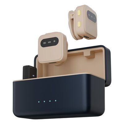 RGBlink AI mini Wireless Microphone, Drahtloses Mikrofon mit intelligenter Geräuschunterdrückung und Plug-and-Play-Technologie