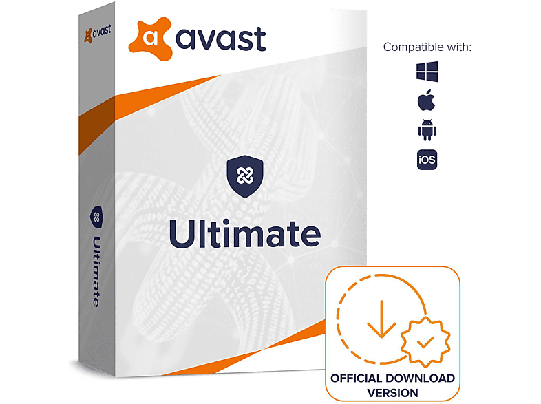 Avast Avast Ultimate (10-Devices) - 1 Jahr, Internet-Sicherheit, VPN, Cleanup für PC/MAC