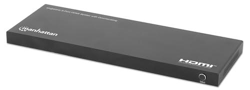 Manhattan 4K60Hz 8-Port HDMI-Splitter mit Downscaling, UHD Unterstützung und Plug-and-Play Installation