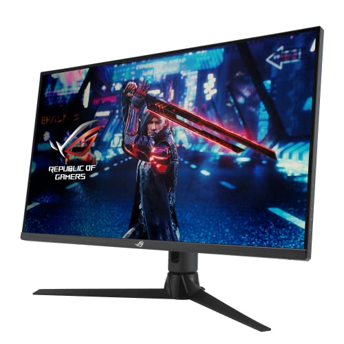 ASUS ROG Strix XG32AQ Gaming Monitor - 32 Zoll, WQHD, 175 Hz, 1ms GtG, Freesync Premium Pro & G-Sync, DisplayHDR 600, Fast IPS Panel, ergonomisch - Schwarz