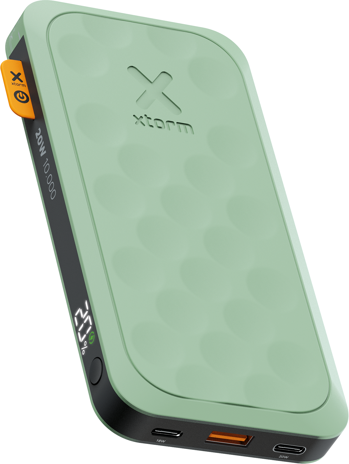 Xtorm Fuel Series Powerbank (10000 mAh, 20 W, 37 Wh), Grün