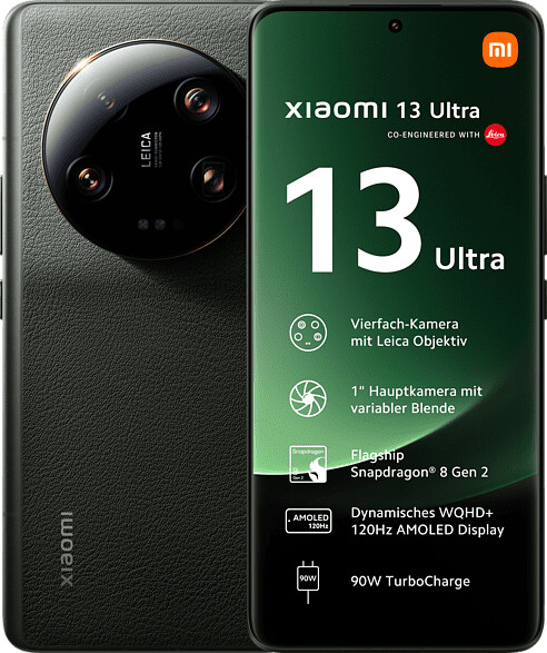 Xiaomi 13 Ultra 5G 512GB/16GB RAM Dual-Sim Olivegrün: Tests, Infos ...