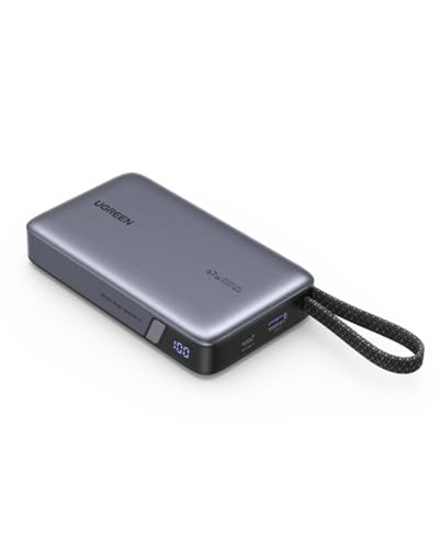 Ugreen PB550, 20.000mAh Power Bank mit 67W Nennleistung, 1x USB-A, 1x USB-C und integriertem USB-C-Kabel