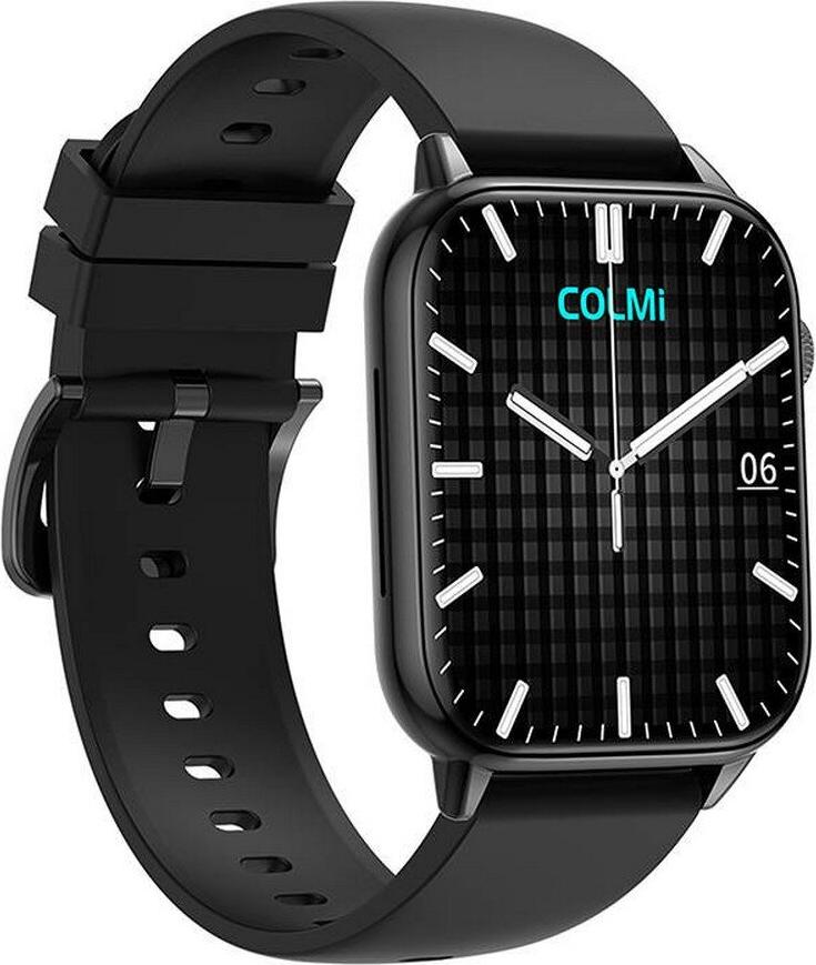 Colmi Smartwatch C61 (black), Sportuhr mit 100 Sportmodi und großem 1,9-Zoll Touchscreen