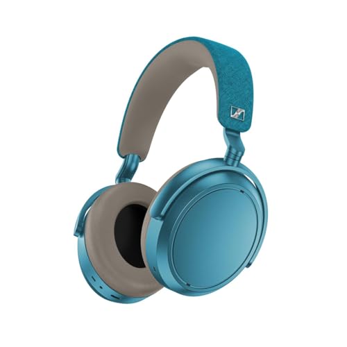 Sennheiser MOMENTUM 4 Wireless Teal Over-Ear-Kopfhörer mit Adaptive Noise Cancellation, Bluetooth und bis zu 60 Stunden Akkulaufzeit