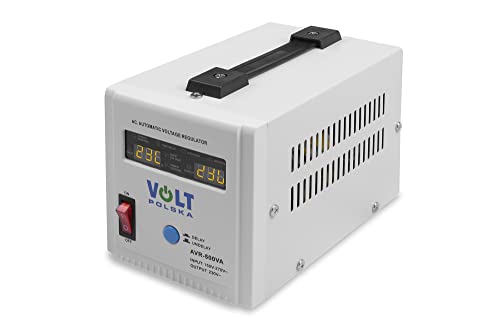 Volt Polska Spannungsstabilisator AVR 500VA, Eingangsspannungsbereich 150-270VAC, Schutzarten Überlast und Kurzschluss, 195x117x124mm