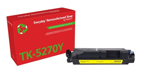 Xerox Everyday Kyo TK-5270Y, Toner in Gelb mit Lebenslanger Gewährleistung und niedrigen Seitenkosten