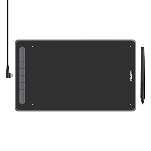 XP-PEN Deco LW Grafiktablett (11), 4 Farben, 8.192 Druckempfindlichkeitsstufen, Bluetooth v5.0