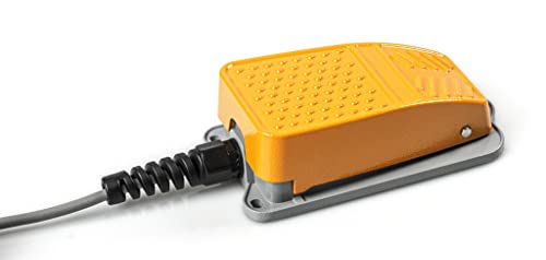 Kaiser Fototechnik Fussauslöser für Kameras (Kabel), vibrationsfreier Fernauslöser aus Aluminium, IP54 Spritzwasserschutz, 1,80 m Kabellänge