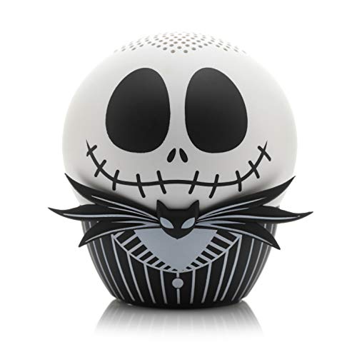 Bitty Boomers Disney: Tim Burton's The Nightmare Before Christmas - Jack Skellington - Mini Bluetooth Speaker, Portable Speaker with Bluetooth 5 Technology, 4+ Hours Playtime, Rechargeable - Black