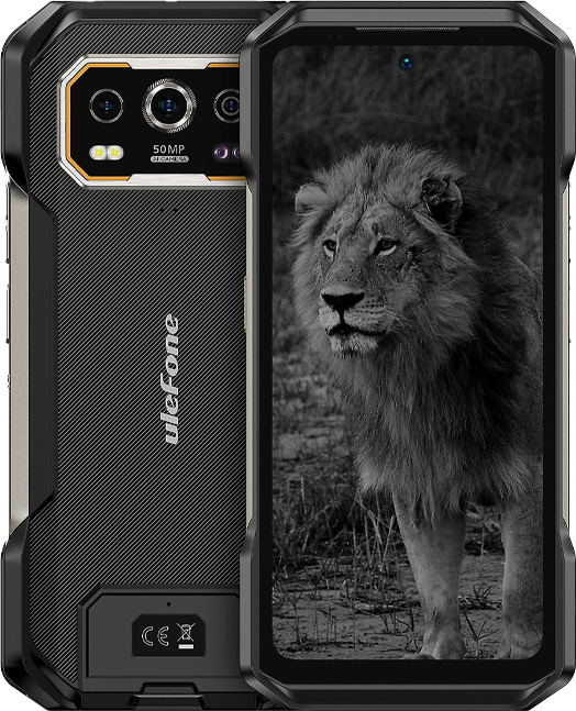 Ulefone Armor 27 Pro, 12 GB RAM, 256 GB Speicher, 50 MP Kamera, Android 14, Schwarz