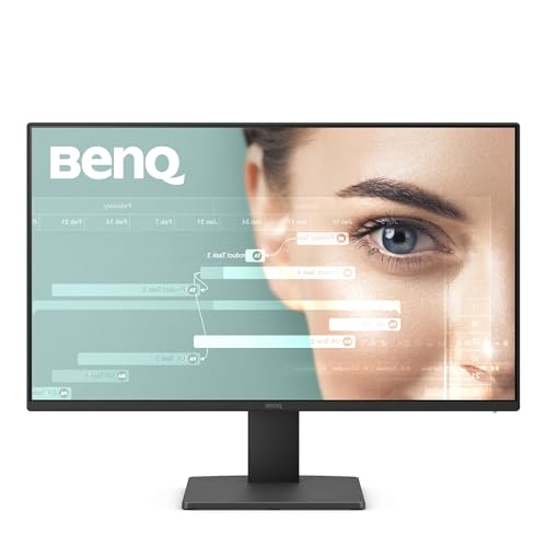 BenQ GW2491 23,8 Zoll 1080p FHD 100Hz IPS Eye-Care-Monitor, ultraschmaler Rahmen, TÜV-Zertifiziert, flimmerfrei, Low Blue Light Plus, Eye-CareU
