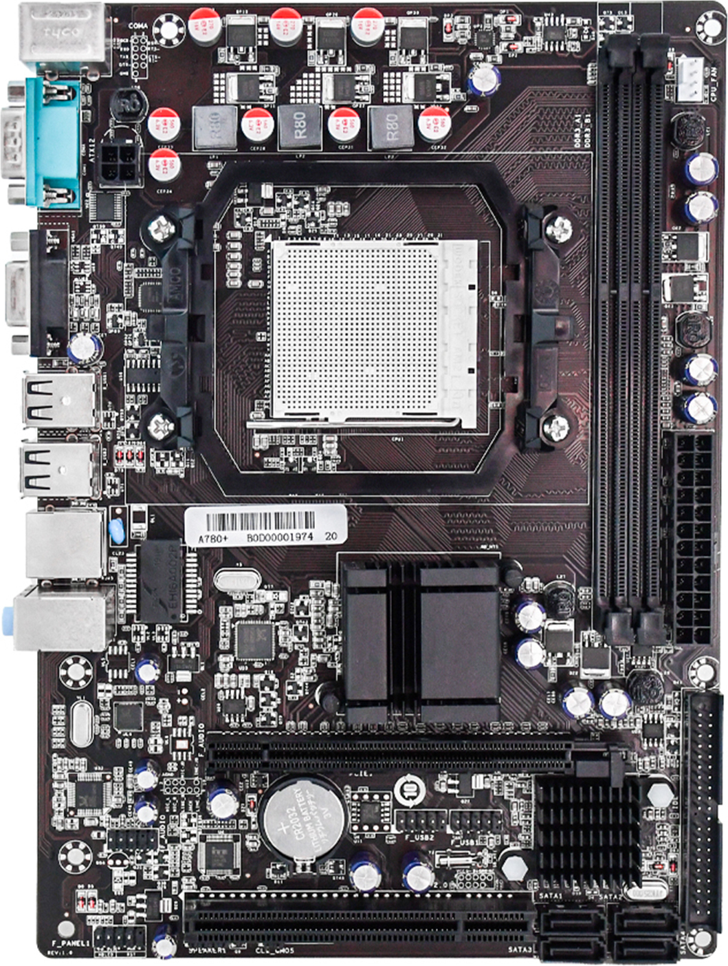 Douself A780-Motherboard, unterstützt AMD: AM3, FX-Prozessoren, Speicherfrequenz 1066 Hz/1333 Hz, Realtek 100 Mbit-Netzwerkkarte