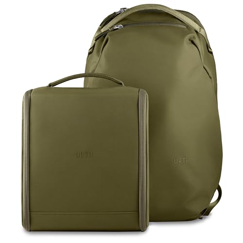 Urth Norite 24L Backpack + Camera Insert (Green) (Kamera Schultertasche, 24 l), Kameratasche, Grün