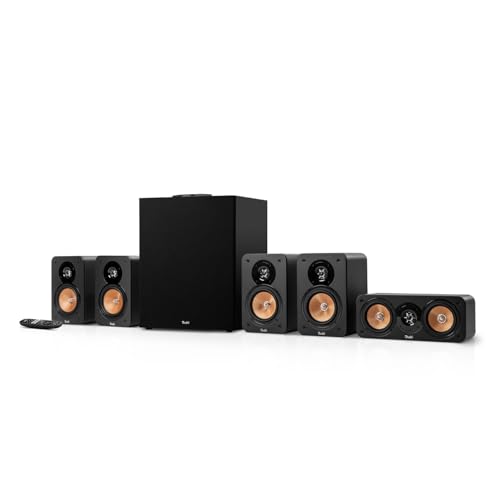 Teufel Ultima 20 Concept Power Edition - 5.1 Surround Soundsystem mit integriertem AV-Receiver, Bluetooth 5.0, Dolby Audio, USB-C-Soundkartenfunktion, HDMI ARC CEC, Schwarz