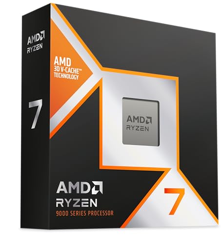 AMD Ryzen 7 9850X3D Prozessor, 8 Kerne/16 Threads, 4.70-5.60GHz, AM5 Sockel, boxed ohne Kühler