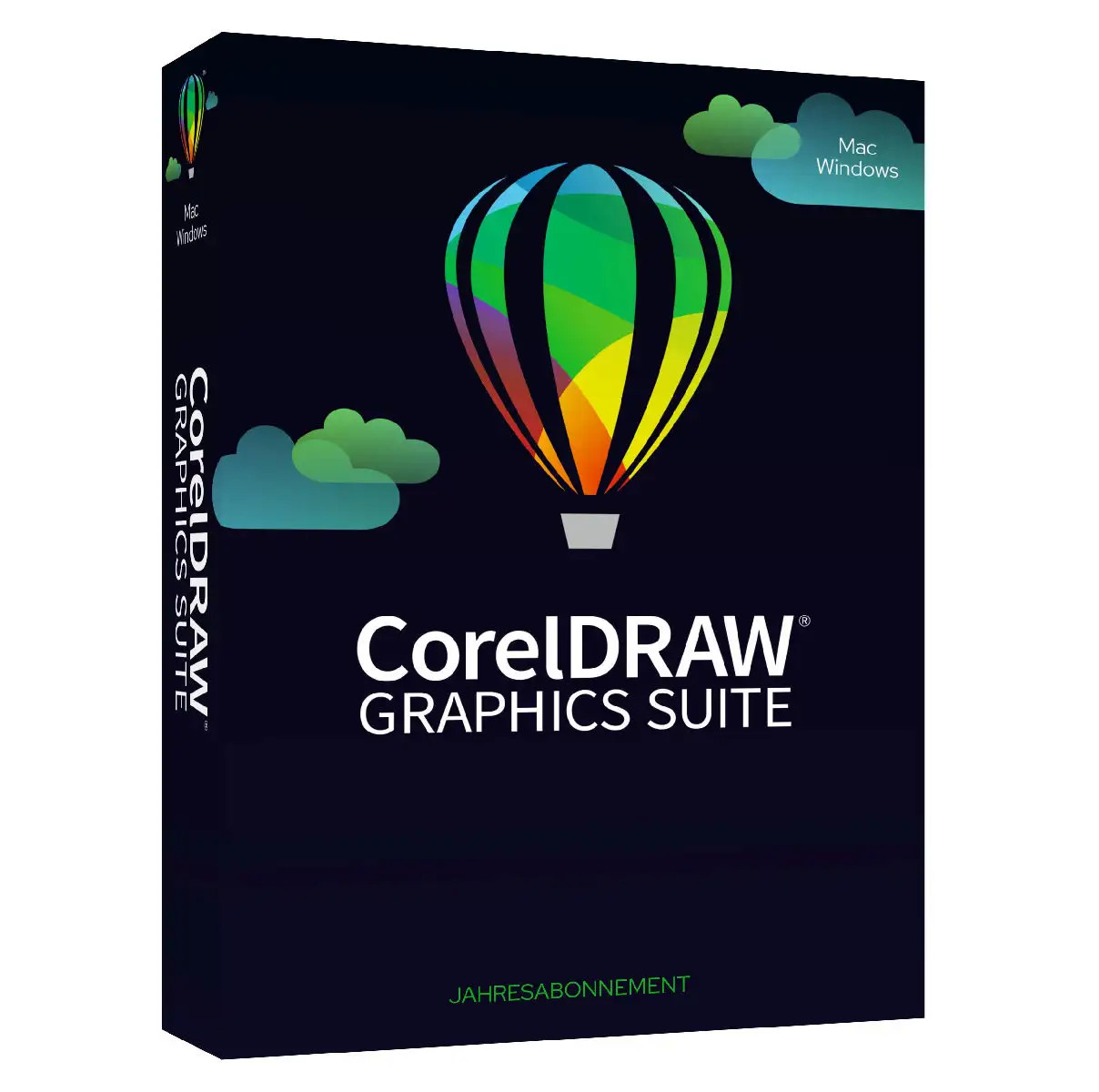 Corel CorelDRAW Graphics Suite 365, professionelle Grafikdesign-Software mit umfassenden Tools und intuitiver Benutzeroberfläche