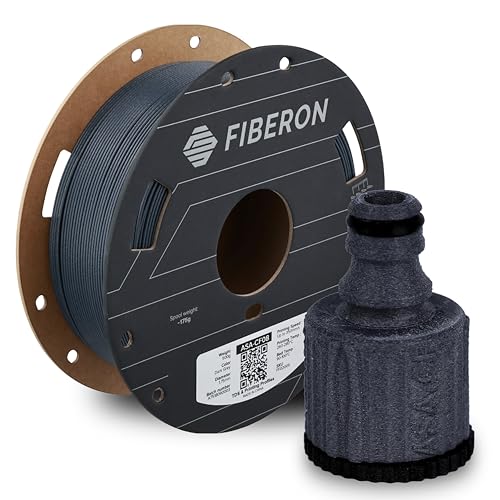 Polymaker Fiberon™ ASA-CF08, 3D Filament mit 8% Carbonfaser, hitzebeständig bis 103 °C, grau, 500 g