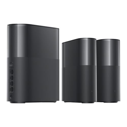 Xiaomi BE3600 Pro, Mesh Router 3er Pack mit Wi-Fi 7, Geschwindigkeiten bis zu 3570 Mbps, Grau