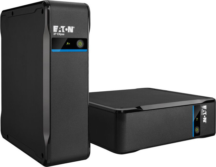 Eaton 3P Ellipse 550 IEC, Standby-USV 550VA/330W mit 4 Steckdosen, Schwarz, Überspannungsschutz