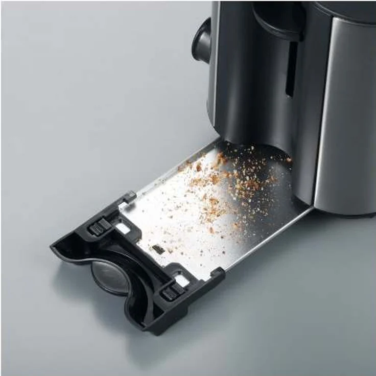 Severin AT 2514 Automatic Doppelschlitztoaster, 850W, 6 Bräunungsstufen, Edelstahl gebürstet schwarz – Bild 5