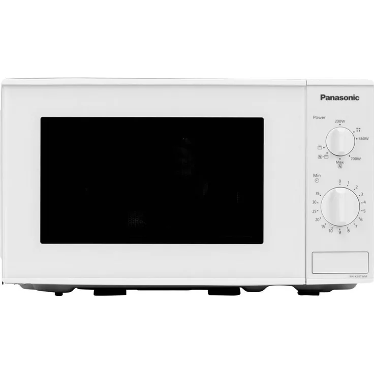 Panasonic NN-K101WMEPG Mikrowelle mit Grill, Standgerät, 800 Watt, 20 Liter Garraum, weiß
