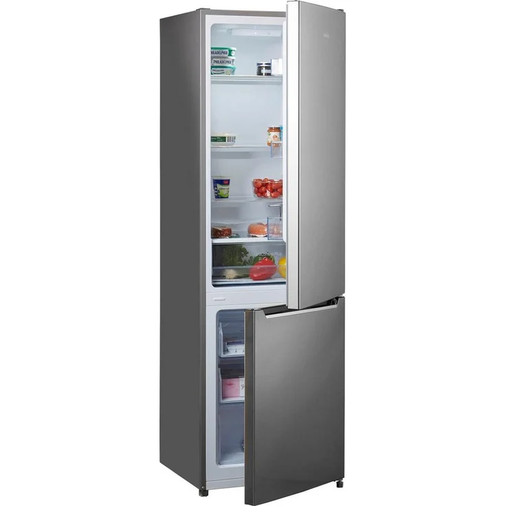 Amica KGCL 387 Kühl-Gefrierkombination, freistehend, Edelstahloptik, Schnellkühlen, LED, Breite 54 cm, Energieklasse E – Bild 4