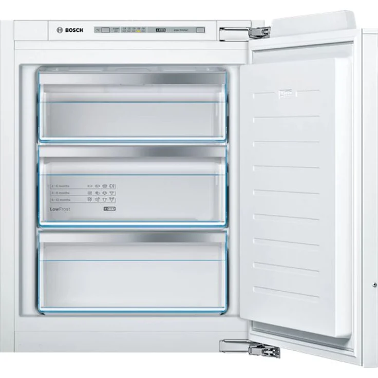 Bosch GIV11AFE0 Gefrierschrank, Einbau, weiß, LowFrost, Supergefrieren, Breite 55.8 cm, Energieklasse E – Bild 1