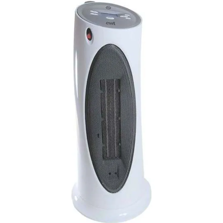 EWT Ceramic C220LCD Keramikheizer - 2000 Watt-Thermostat-beleuchtetes LC-Display-Grob-Luftfilter, Heizlüfter