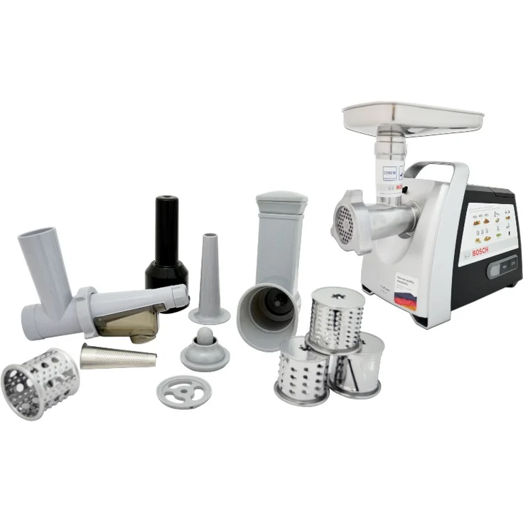 Bosch MFW68660 ProPower Fleischwolf, hohe Blockierleistung, schnelles Verarbeiten, 20 Funktionen, 880 Watt, schwarz – Bild 3