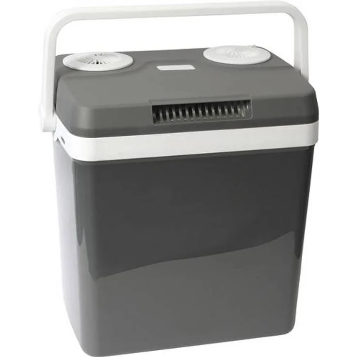 DINO KRAFTPAKET AC-DC Kühlbox thermoelektrisch, 12 V, 230V, 25L, Energieffizienzklasse E, grau – Bild 1